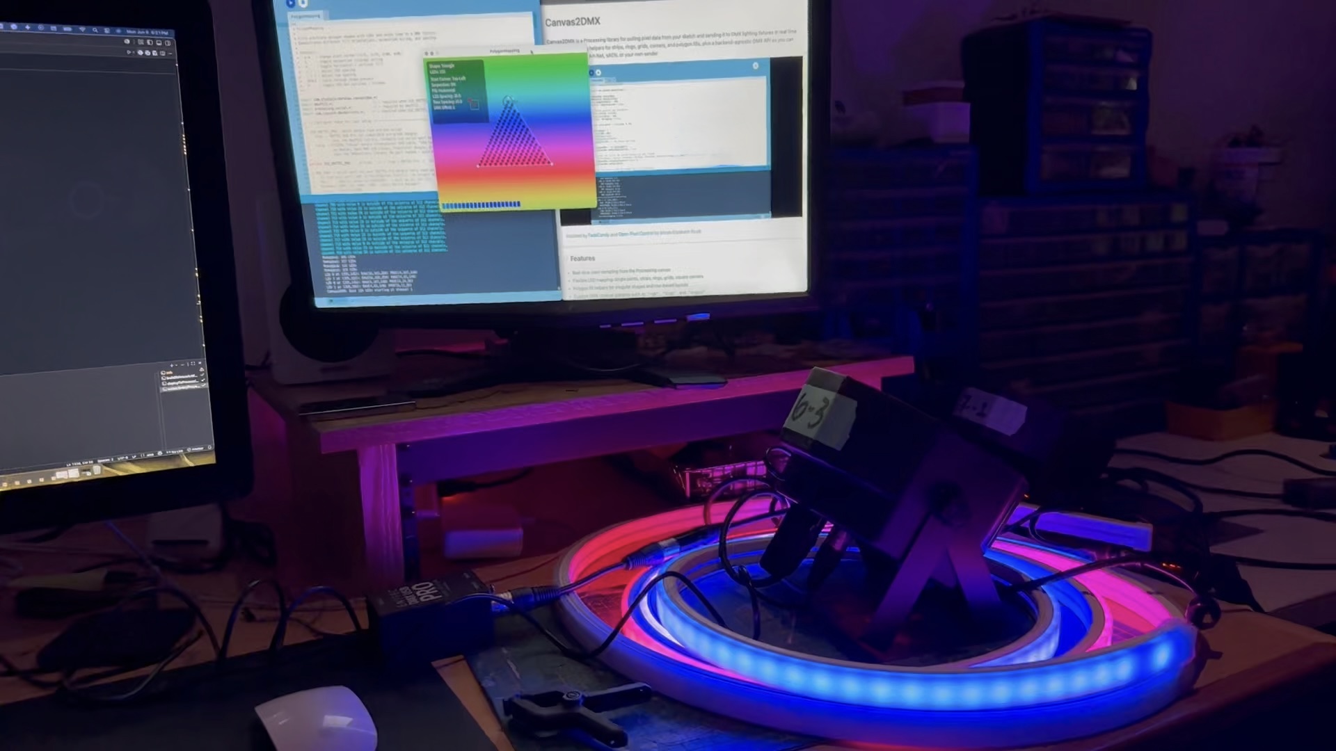 Canvas2DMX in action